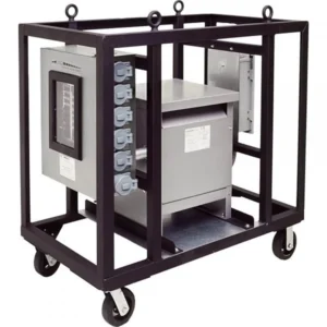 CEP 6210PDC30-2 Power Distribution Cart 100A 480V 30kVA Transformer 2-Wheel