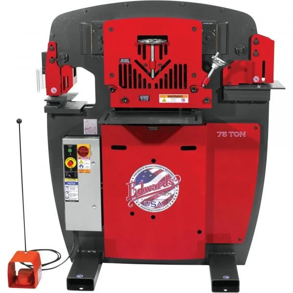 Edwards IW75-3P208 JAWS 75 Ton Ironworker – 3PH 208V