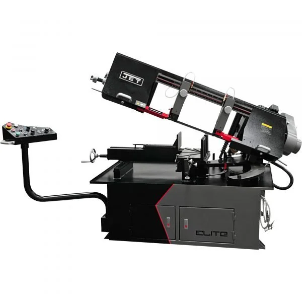 JET EHB-1018VM Elite Semi-Auto VS Dual Mitering Bandsaw – 10in x 18in