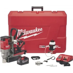 Milwaukee 2787-22HD M18 Magnetic Drill Kit – 18V, 2 Batteries