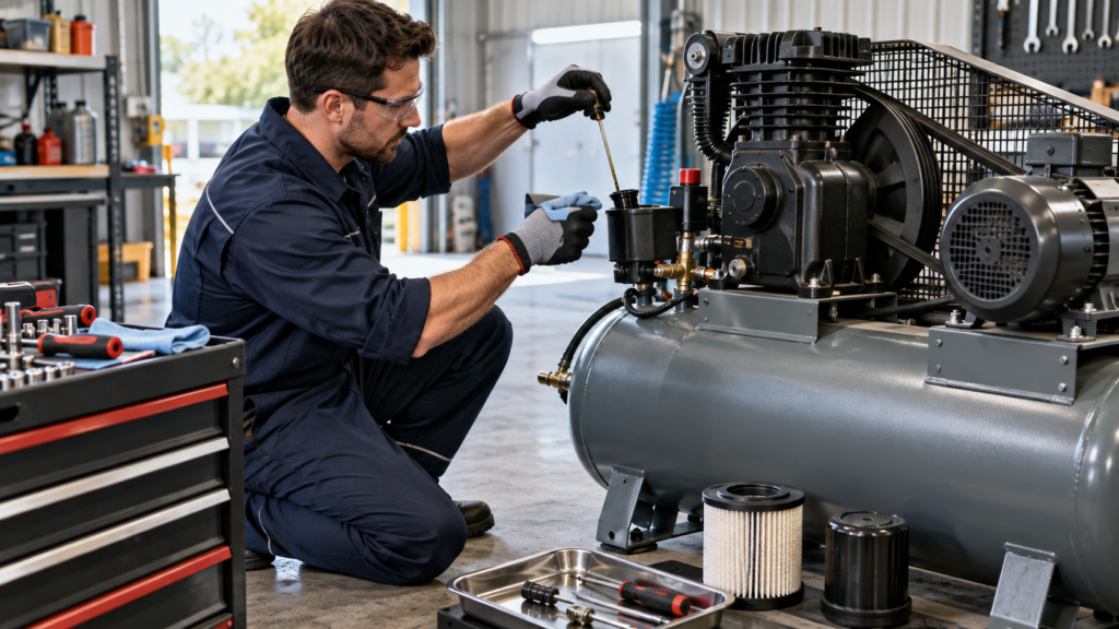 Air Compressor Maintenance Checklist: Daily, Weekly, and Monthly